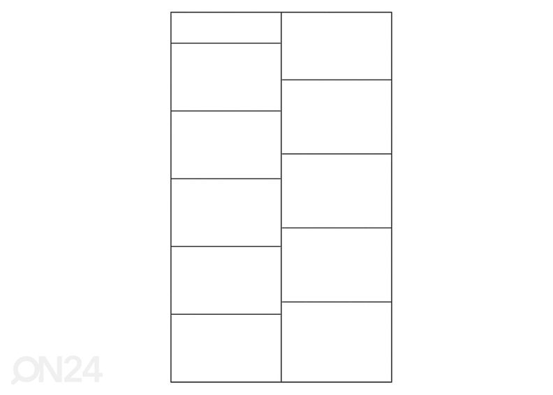 Vitriinikaappi Porti kuvasuurennos