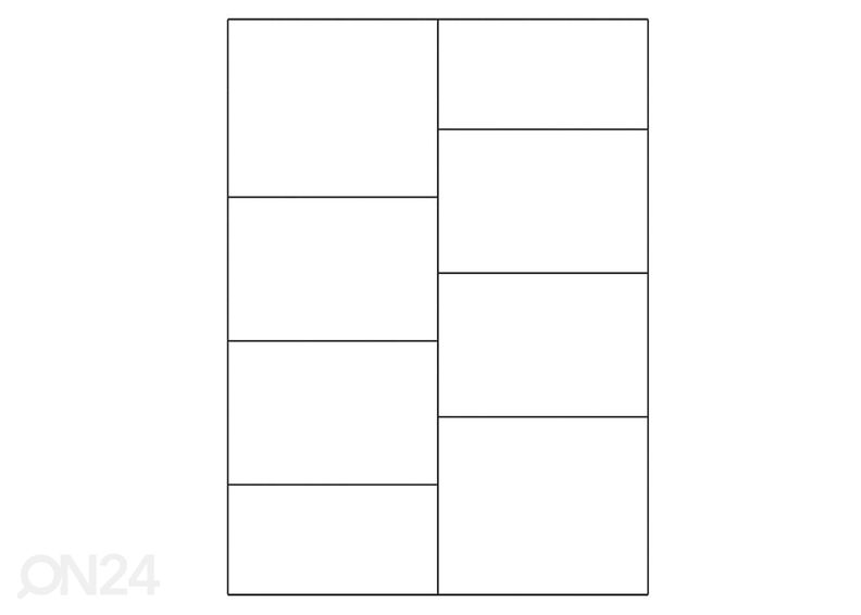 Vitriinikaappi Porti kuvasuurennos