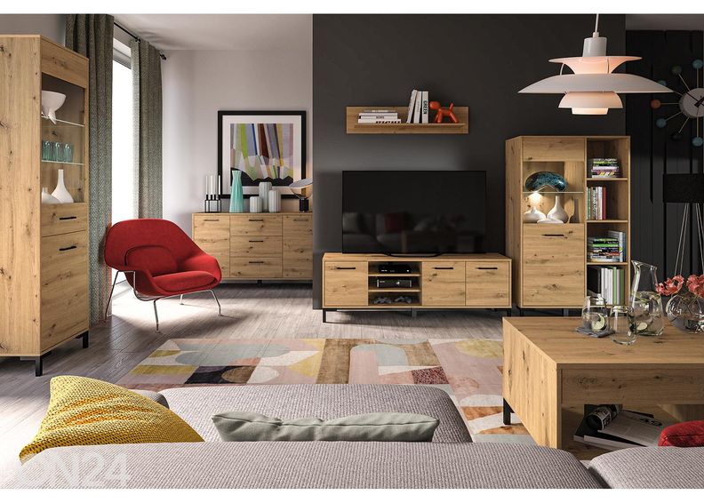 Vitriinikaappi Porto 90 cm kuvasuurennos