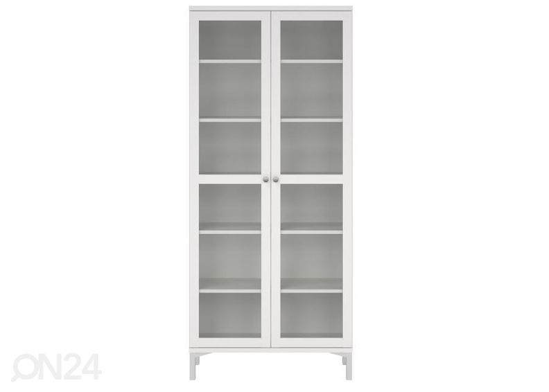 Vitriinikaappi Roma 88 cm, valkoinen kuvasuurennos