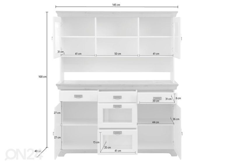 Vitriinikaappi Ruegen kuvasuurennos
