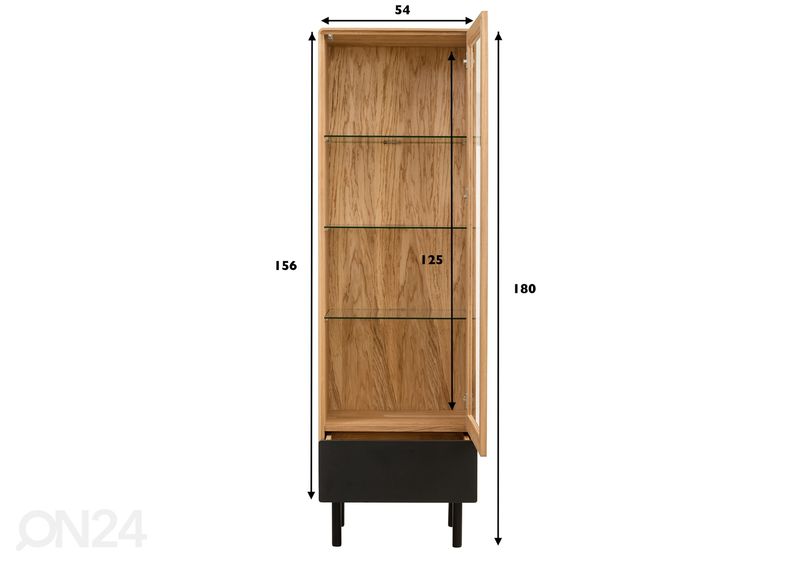 Vitriinikaappi Tokyo 55 cm kuvasuurennos
