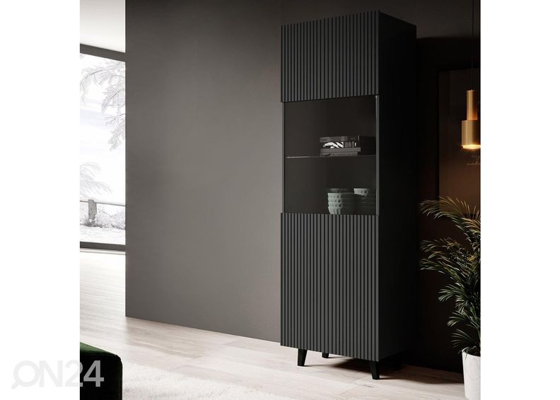 Vitriinikaappi Vamos Grey 60 cm kuvasuurennos