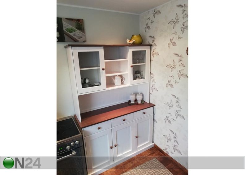 Vitriinikaappi Westerland, mänty kuvasuurennos