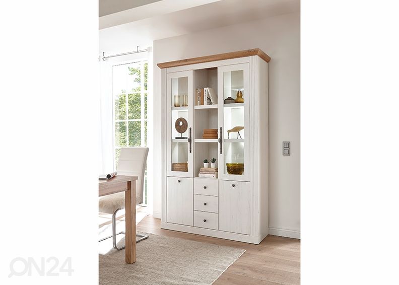 Vitriinikaappi Westminster 129 cm kuvasuurennos