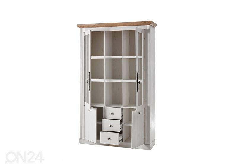 Vitriinikaappi Westminster 129 cm kuvasuurennos