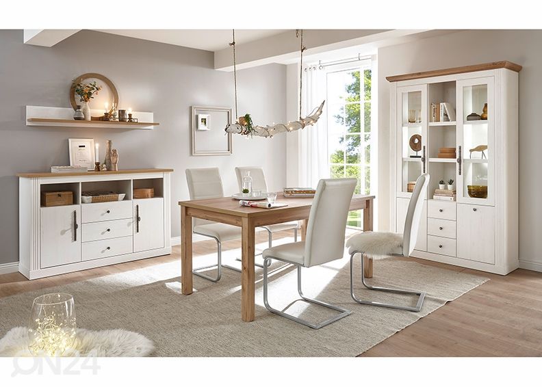 Vitriinikaappi Westminster 129 cm kuvasuurennos