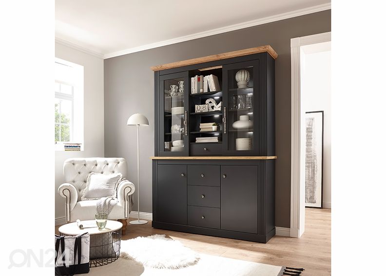 Vitriinikaappi Westminster 152 cm kuvasuurennos