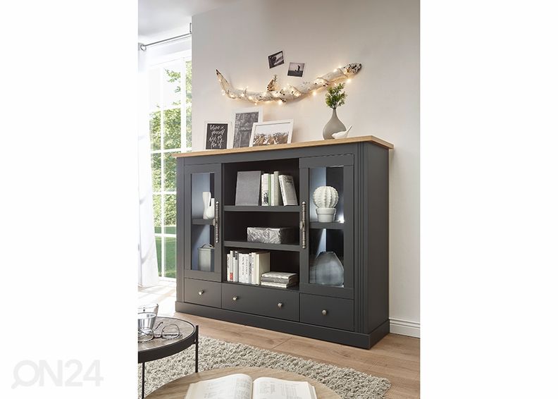 Vitriinikaappi Westminster 160 cm kuvasuurennos