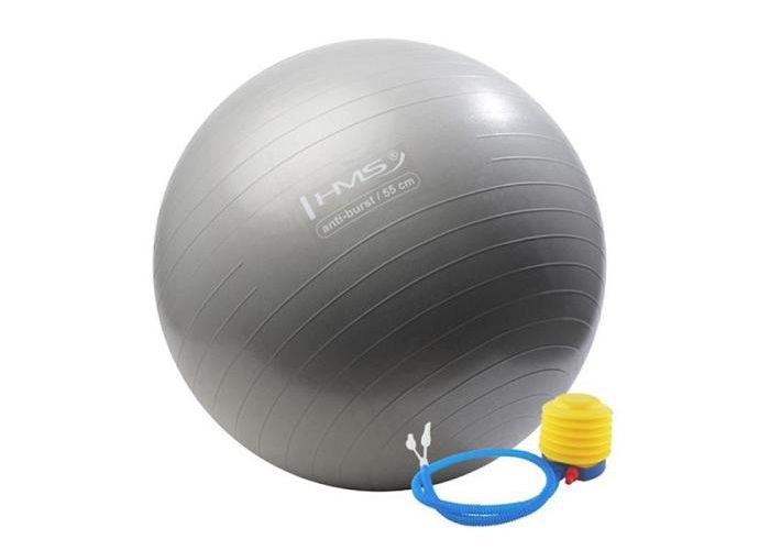 Voimistelupallo Anti-Burst 55 cm hopeanvärinen kuvasuurennos