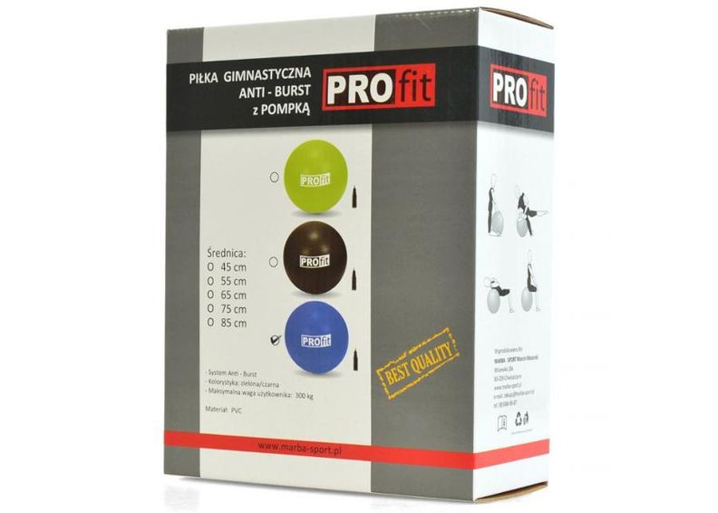 Voimistelupallo Profit 65 cm kuvasuurennos