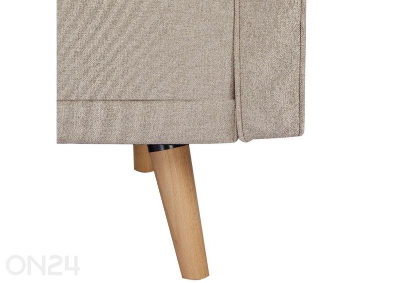 Vuodesohva Lunelle, harmaa kuvasuurennos