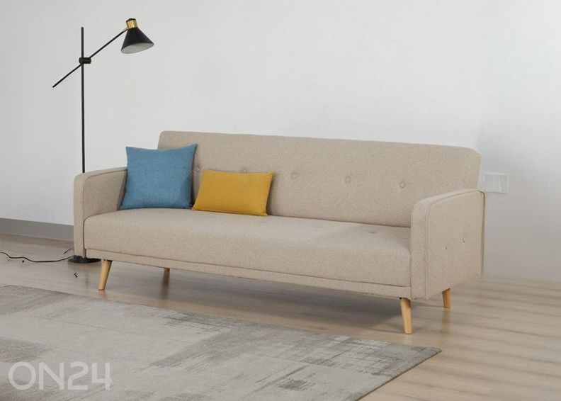 Vuodesohva Lunelle, harmaa kuvasuurennos