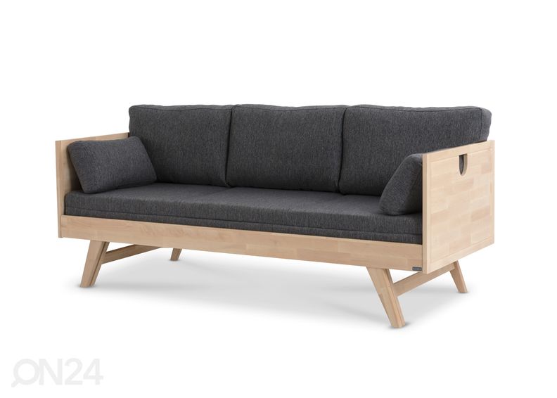 Vuodesohva Notte, koivu 190x75/140 cm kuvasuurennos