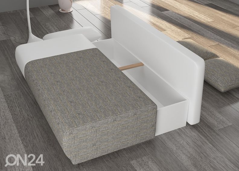 Vuodesohva vuodevaatelaatikolla kuvasuurennos