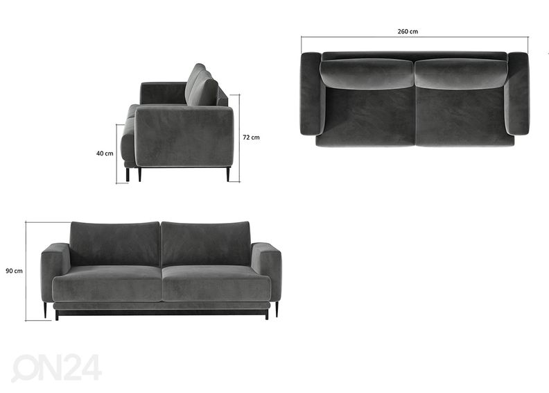 Vuodesohva vuodevaatelaatikolla kuvasuurennos