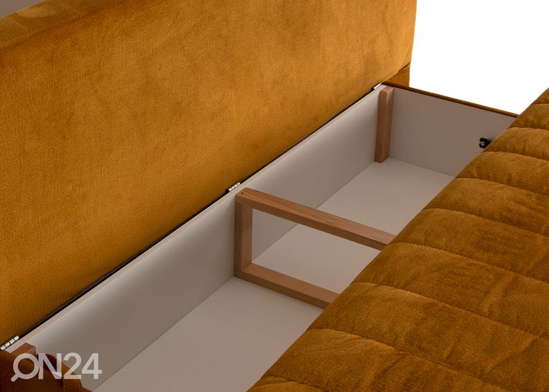 Vuodesohva vuodevaatelaatikolla kuvasuurennos