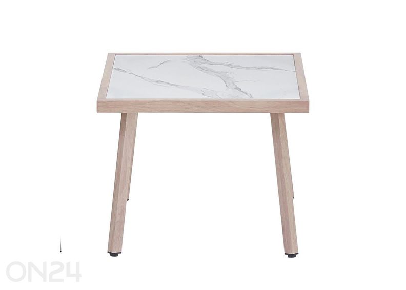 Vuodetuoli Rosit Pisa-puutarhakalustesetti, pöytä + 2 tuolia, harmaa kuvasuurennos