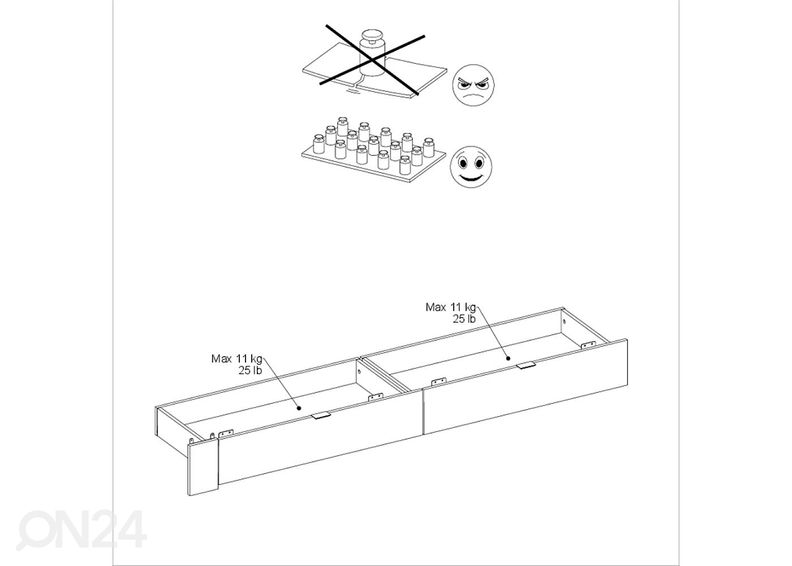 Vuodevaatelaatikko Bridge kuvasuurennos