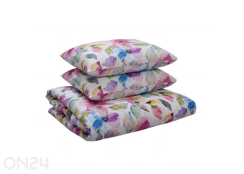 Vuodevaatesetti Vibrance, pussilakana 200x205 cm + 2 kpl tyynyliinoja 50x60 cm kuvasuurennos