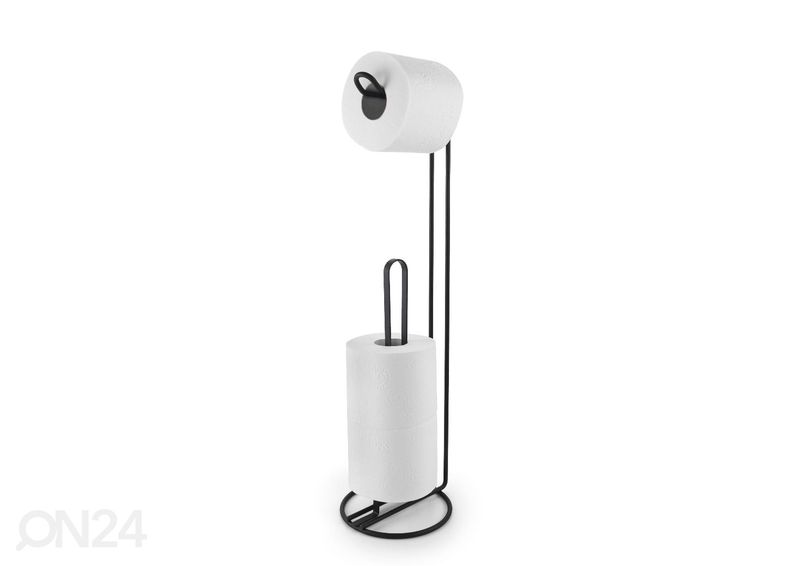 WC-paperiteline Origin, Ø16x58cm, musta kuvasuurennos