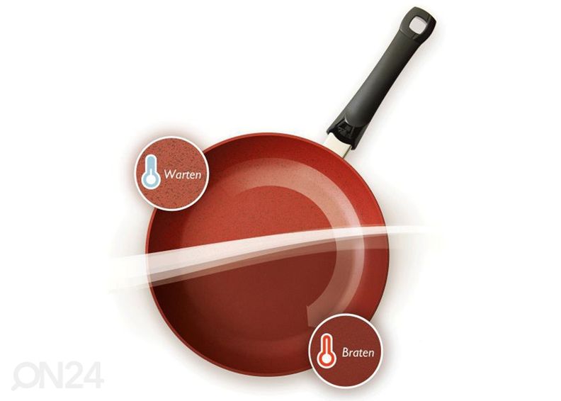 Wokki-pannu Fissler SensoRed Ø 28 cm 157-803-28-100 kuvasuurennos
