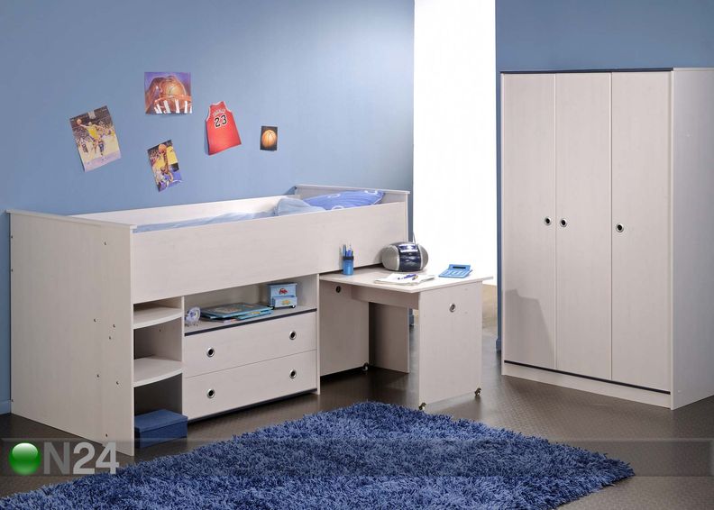 Yhdistelmäsänky SMOOZY 90x200 cm kuvasuurennos