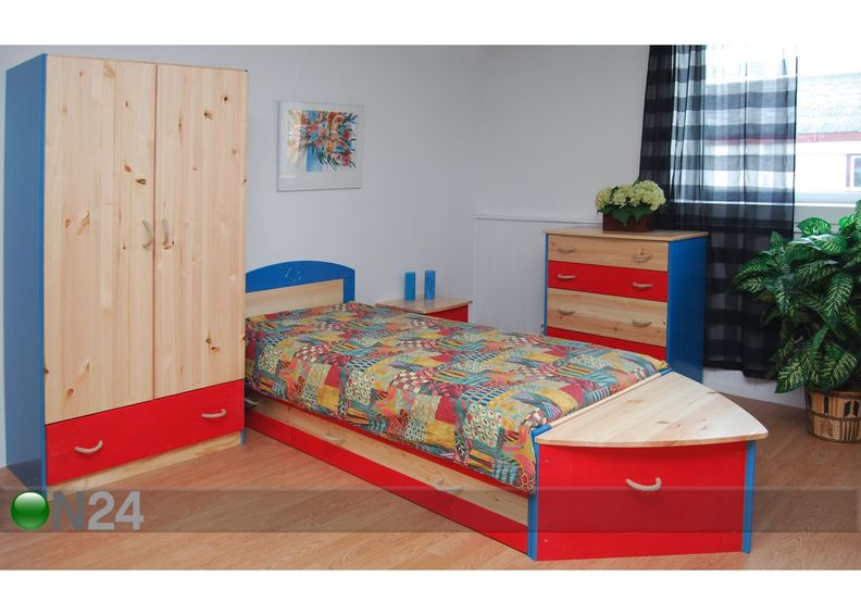 Yöpöytä BOAT, mänty kuvasuurennos