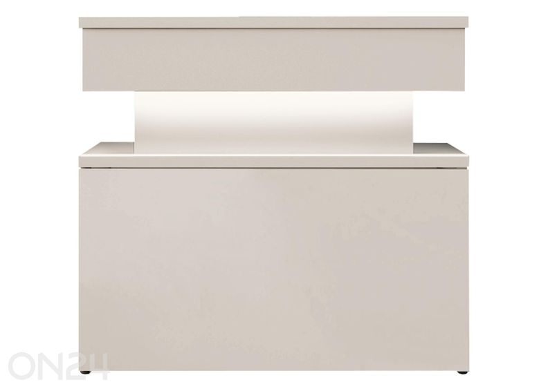 Yöpöytä Glossa 55 cm + LED kuvasuurennos