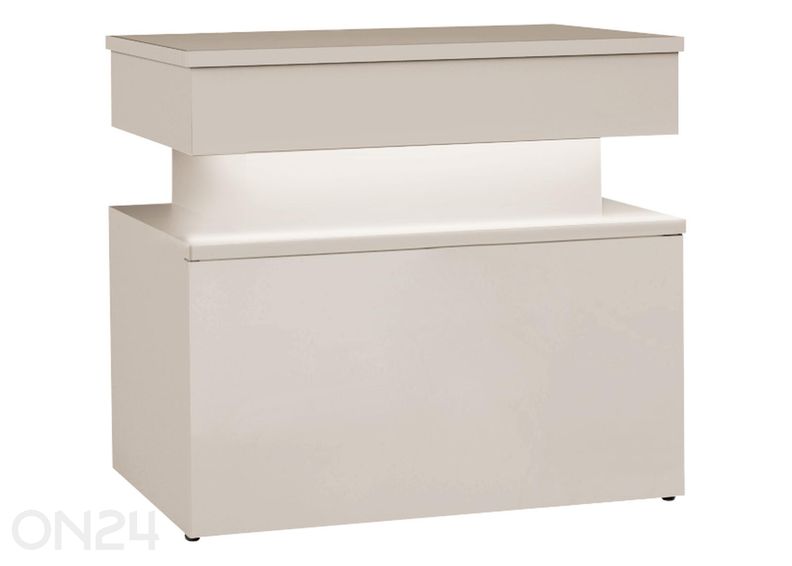 Yöpöytä Glossa 55 cm + LED kuvasuurennos