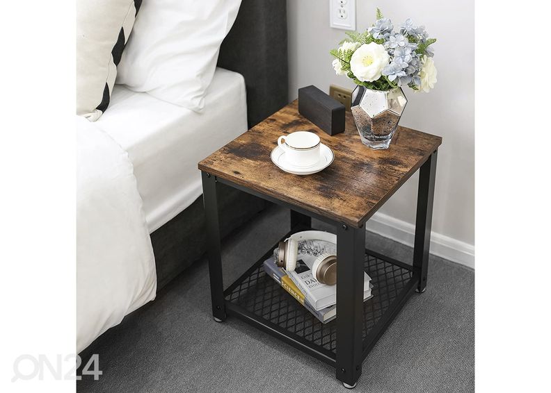 Yöpöytä Let, ruskea/musta kuvasuurennos