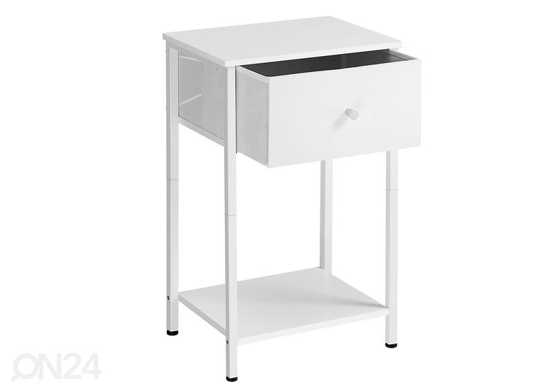 Yöpöytä, valkoinen kuvasuurennos