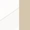 valkoinen/kiiltävä valkoinen/beige