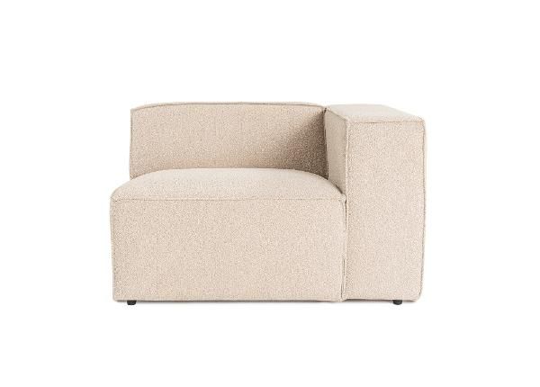 1-istuttava sohvamoduuli Lora, oikea kulma