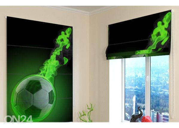 Pimentävä laskosverho GREEN FIRE