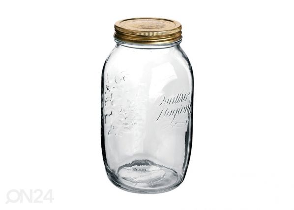 Säilytyspurkki Quattro 1,5 L, 2 kpl