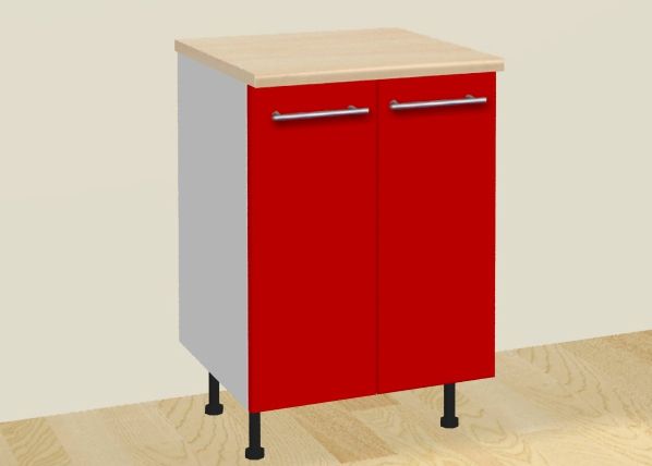 2-ovinen keittiökaappi 80 cm