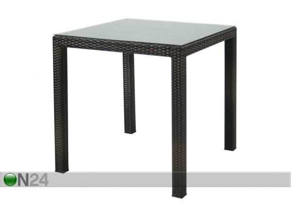 Puutarhapöytä Wicker 73x73 cm