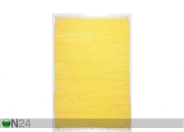 Matto Happy Cotton 70x250 cm, keltainen