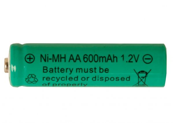 Aurinkoenergialla ladattava Ni-MH akku AA 1,2 V