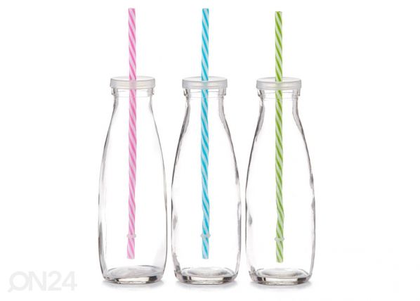 Lasipullo+pilli 475ml