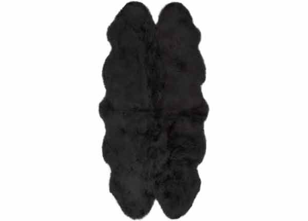 Aito lampaantalja Merino black Quatro ±90x180 cm