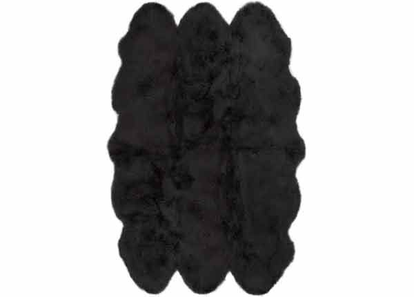 Aito lampaantalja Merino black Sexto ±130x180 cm