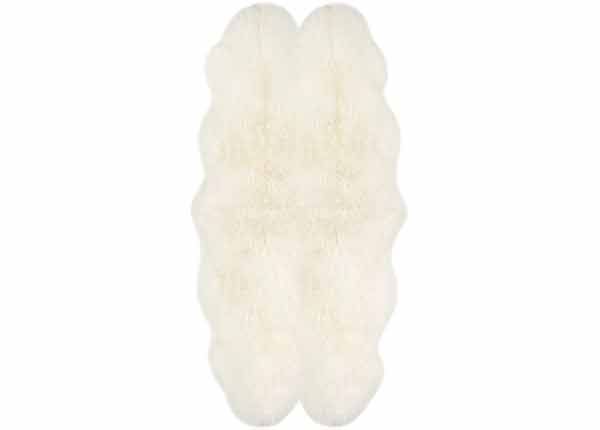 Aito lampaantalja Merino natural white Quatro ±90x180 cm