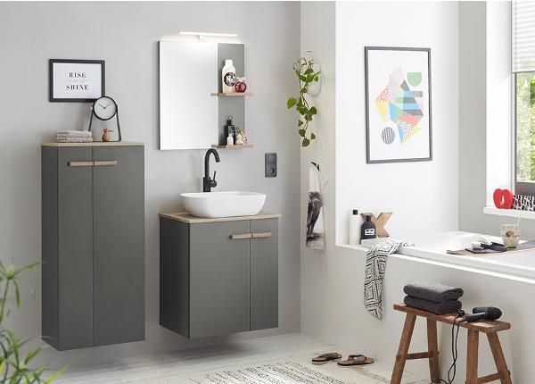 Allaskaappi + pesuallas Solid