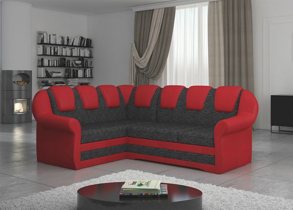 Divaanivuodesohva vuodevaatelaatikolla