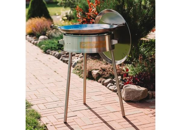 GrillSymbol grillipannu kaasupolttimella PRO-580 inox