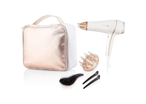 Hiustenkuivaaja ETA 732090010, 2400 W, ionitoiminnolla, valkoinen/vaaleanpunainen