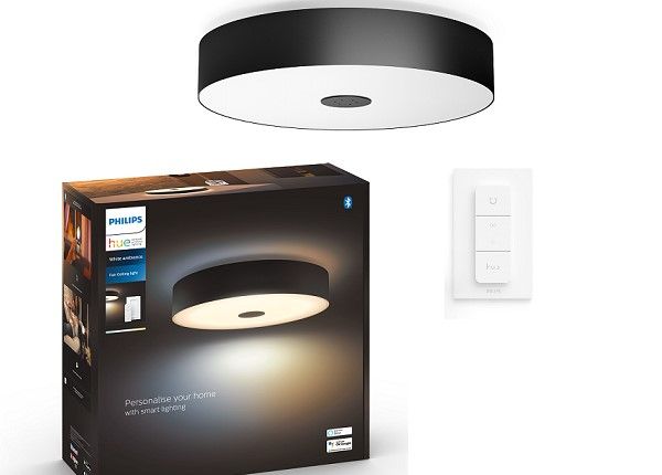 Hue White Ambiance Fair kattovalaisin 1x33,5 W mustalla kaukosäätimellä