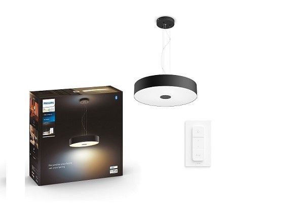 Hue White ambiance Fair riippuvalaisin 1x33,5 W mustalla kaukosäätimellä